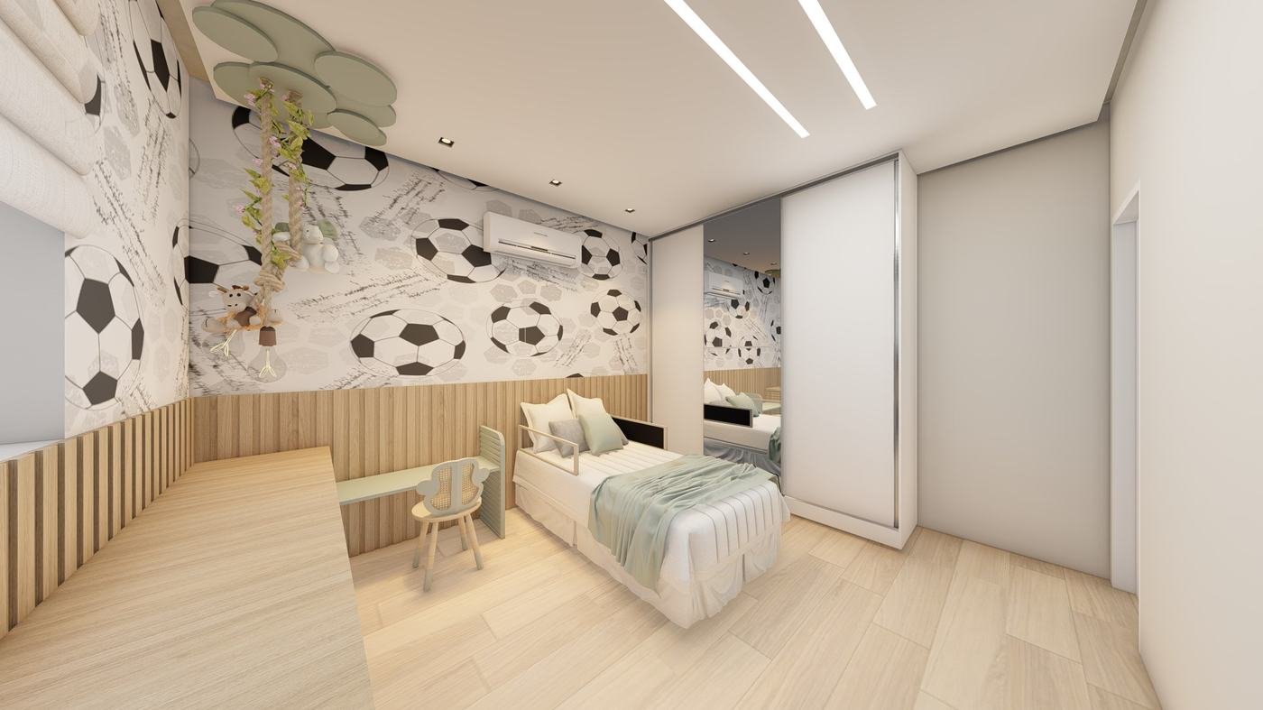 Quarto infantil — projeto pensado para a familia.